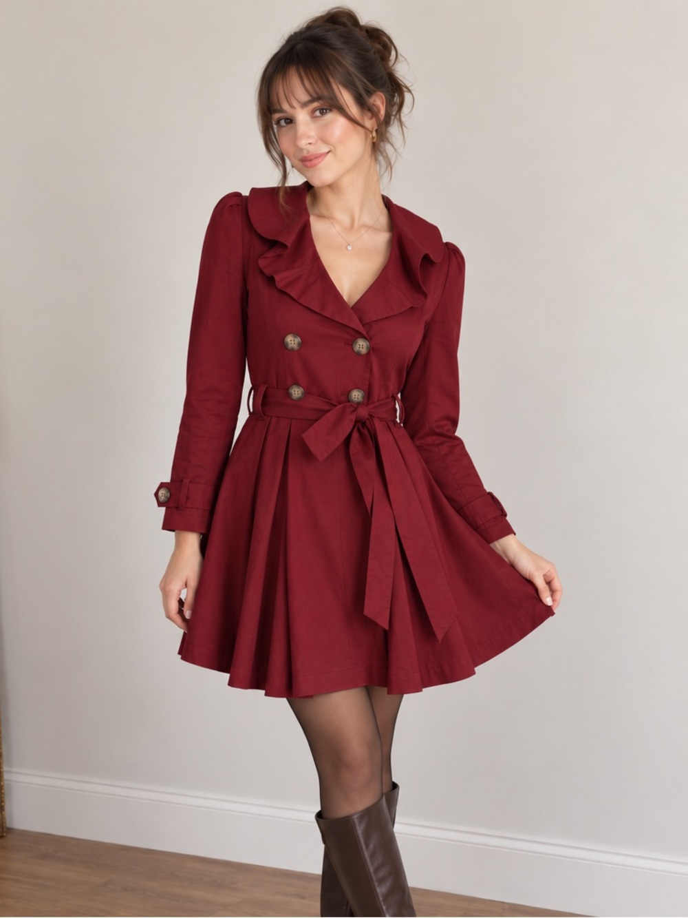 Black Eyed Susan South Africa Trench Coat |‎ Bridgerton Regency Boho Chic Small